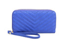 QA0012 Avery Double Zip Around Wristlet Wallet