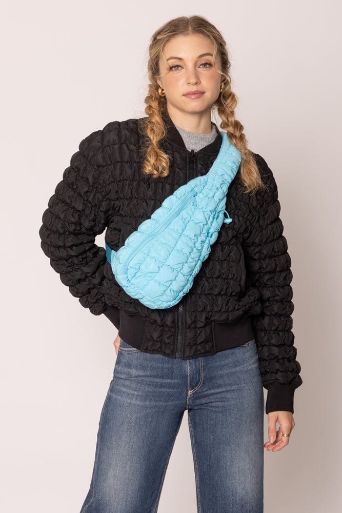 QBS410088 Brielle Quilted Puffer Sling Bag