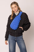 QBS410088 Brielle Quilted Puffer Sling Bag