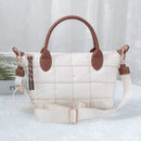 QP782 Quilted Puffer Satchel/Crossbody Bag