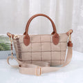 QP782 Quilted Puffer Satchel/Crossbody Bag