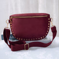 SD701 Carina Suede Studded Crossbody Bag