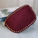 SD701 Carina Suede Studded Crossbody Bag