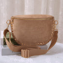 SD701 Carina Suede Studded Crossbody Bag