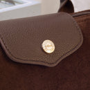 SD781 Hazel Suede Small Crossbody Bag
