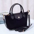SD782  Britney Suede Double Handle Crossbody Bag