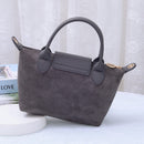SD782  Britney Suede Double Handle Crossbody Bag