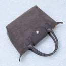 SD782  Britney Suede Double Handle Crossbody Bag