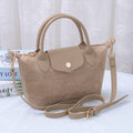 SD782  Britney Suede Double Handle Crossbody Bag