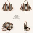 SF262030 Boston Canvas Tote Crossbody Bag