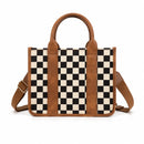 SF262030 Boston Canvas Tote Crossbody Bag