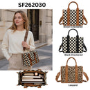 SF262030 Boston Canvas Tote Crossbody Bag