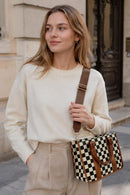 SF262030 Boston Canvas Tote Crossbody Bag