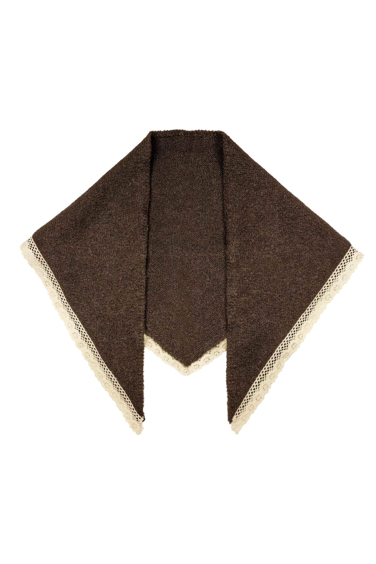 SFC0155 Stella Lace Trim Triangle C&C Scarf