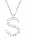 SJN330010 14K Dipped Pearl Letter Initial Necklace - MiMi Wholesale