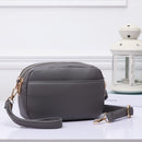 TG10281 Grace Front Pocket Double Zipper Crossbody Bag