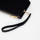 TG10573 Stacey Faux Suede 3 compartments Crossbody Bag