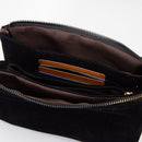 TG10573 Stacey Faux Suede 3 compartments Crossbody Bag