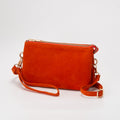 TG10573 Stacey Faux Suede 3 compartments Crossbody Bag
