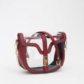 TG10612 Jade Clear Gameday Saddle Crossbody Bag