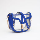 TG10612 Jade Clear Gameday Saddle Crossbody Bag