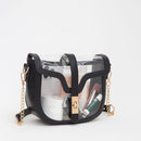 TG10612 Jade Clear Gameday Saddle Crossbody Bag