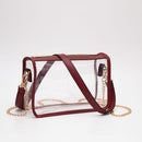 TG10614 Sophia Clear Gameday Crossbody Bag