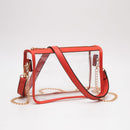 TG10614 Sophia Clear Gameday Crossbody Bag