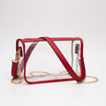 TG10614 Sophia Clear Gameday Crossbody Bag