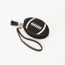 TG10875 Football Wristlet Coin Pouch with Tassel