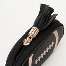 TG10875 Football Wristlet Coin Pouch with Tassel