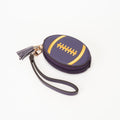 TG10875 Football Wristlet Coin Pouch with Tassel