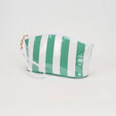 TG10907 Sylvia Stripe Glossy Makeup Bag with Wrist Strap