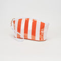 TG10907 Sylvia Stripe Glossy Makeup Bag with Wrist Strap