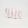 TG10907 Sylvia Stripe Glossy Makeup Bag with Wrist Strap