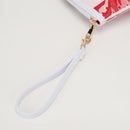 TG10907 Sylvia Stripe Glossy Makeup Bag with Wrist Strap