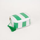 TG10909 Caroline Stripe Clear Coated Travel Jewelry Case