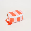 TG10909 Caroline Stripe Clear Coated Travel Jewelry Case