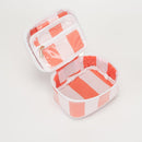 TG10909 Caroline Stripe Clear Coated Travel Jewelry Case