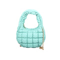 HQ127 Olivia Mini Quilted Puffer Top Handle Crossbody Bag