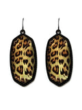 VE0709 Cressida Large Oval Hexagon Drop Earrings