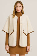 WCK520136 Solid Pocket Knit Kimono With Buttons
