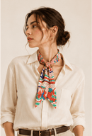 WLLS305 Oriental Skinny Scarf
