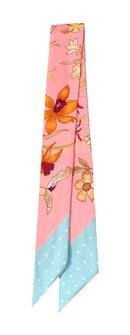 WLLS307 Floral Skinny Scarf