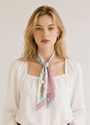 WLLS308 Belt Chain Skinny Scarf