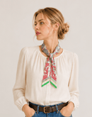 WLLS310 Buckle Skinny Scarf
