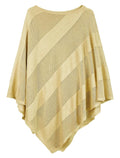 WLP410132 Lurex Mesh Poncho