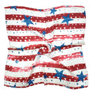 WLQS300 Vintage Star Print Square Scarf