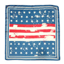 WLQS301 Vintage Star Print Square Scarf