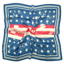 WLQS301 Vintage Star Print Square Scarf